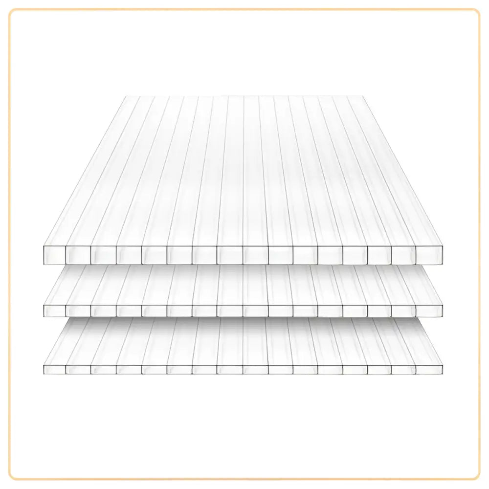 Hohlkammerplatten 4mm - Gewächshaus Stegplatten - Gewächshausmarkt